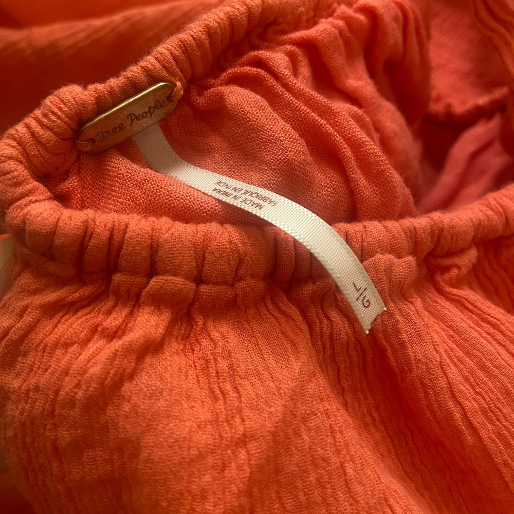 Free People Coral  Mini Dress - Picture 8 of 9